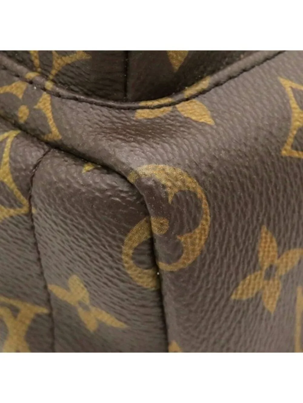 Louis Vuitton Backpack Palm Springs Mini Monogram Canvas Gold Brown